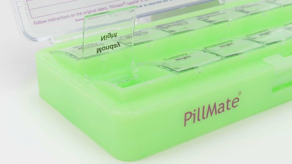 Large Size Twice Daily Pill Box Weekly Organiser Day and Night Doses