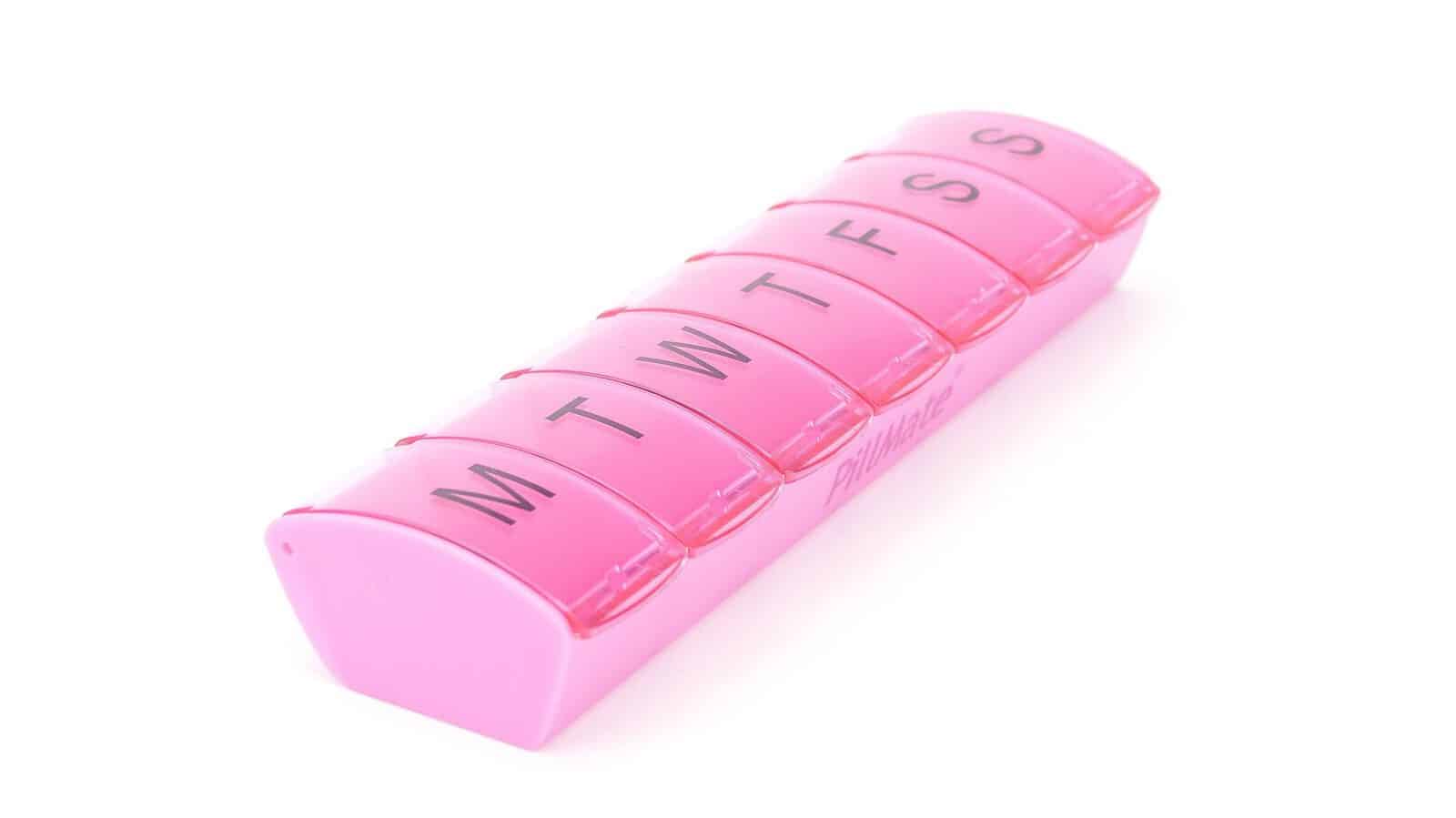 7 Days Weekly Pill Box Organiser Maxi Size Compartments to Store Large