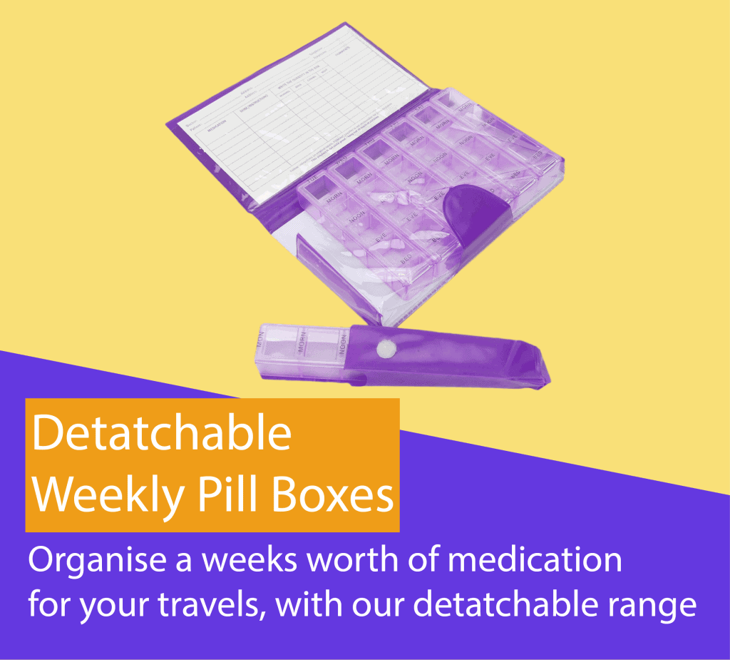 Shantys Detatchable Pill Boxes Weekly Medication