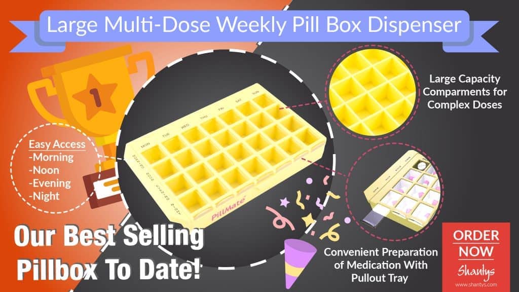 19025 Pill Dispenser Shantys Pillbox Best Selling