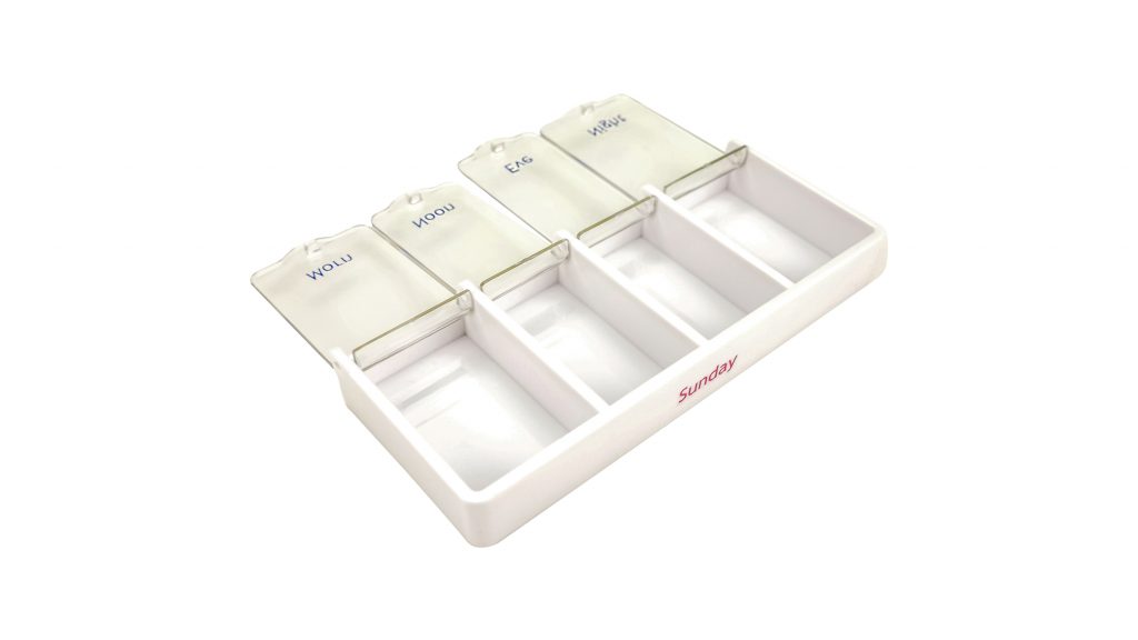 4 Times A Day Dose 7 Days A Week Pillbox Shantys Pillmate Seven Medication Pill Box Tablets Weekly Organiser Daily 7 Days Pill Product Multi Large Complex Dose Dispenser Uk 319047