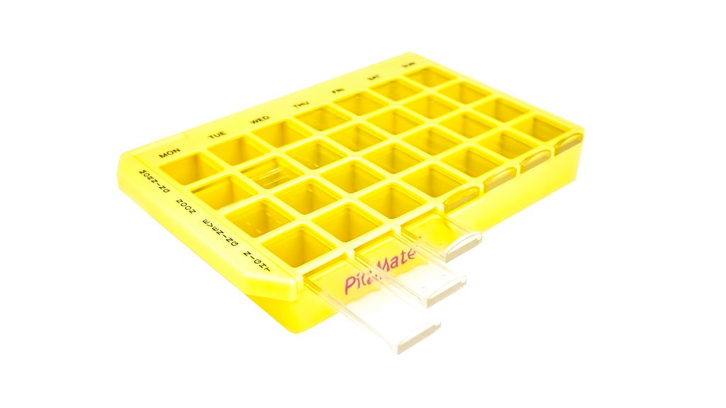 Large Multi-Dose Weekly Pill Box Dispenser 4 Times Daily Shantys Pillmate Pillbox Pill Box Medication Box Tablets Box Large Capacity Compartments Full Weeks Dosage Essex Dagenham London Uk 3 19025