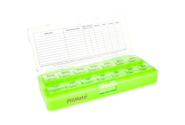Large Size Pill Box With Two Daily Dose Compartments Shantys Pillmate Large Twice Medication Pill Box Tablets Organiser Daily 7 Days Pill Product Multi Dispenser Uk 419048