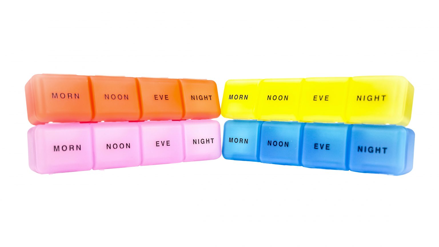 Day Travel Pill Box Pill Dispenser Large Dose Size Day Compact