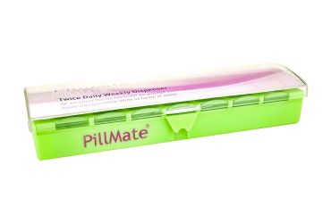 Twice Daily Dose Weekly Pill Box Shantys Pillmate Twice Daily Medication Pill Box Product Tablets Weekly Organiser Daily 7 Days Pill Organiser Multi Large 2 Dose Dispenser Uk 119024