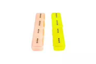 Daily Travel Pill Box With 4 Compartments 4 Piece Pack Shantys Pillmate Day Out Medication Pill Box Pill Boxes Product Tablets 4 Dose Pill Organiser Multi Dispenser Portable Light Uk 119026
