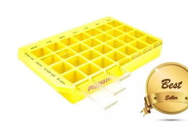 Large Multi Dose Weekly Pill Box Dispenser 4 Times Daily Shantys Pillmate Pillbox Pill Box Medication Box Tablets Box Large Capacity Compartments Full Weeks Dosage Essex Dagenham London Ukthu19025