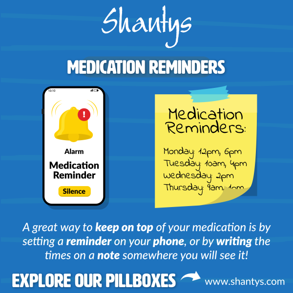 How to Always Stay Reminded of Your Medication Schedule Shantys